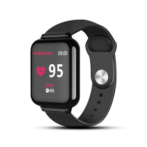 B57 Smart watches Waterproof Sports for iphone phone Smartwatch Heart Rate Monitor Blood Pressure Functions For Women men kid - Amzon World