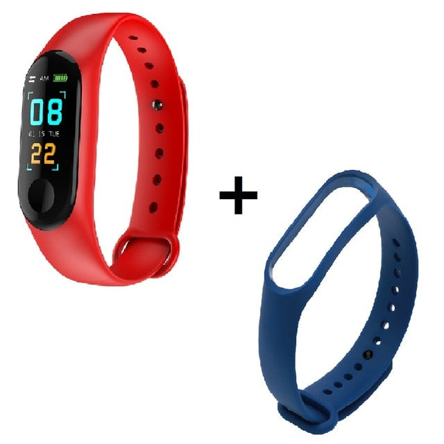 BINSSAW Men Women Sport Smart Bracelet Watch Bluetooth Clock Remote Camera Heart Rate Blood PressureSleep Monitor Pedometer Band - Amzon World