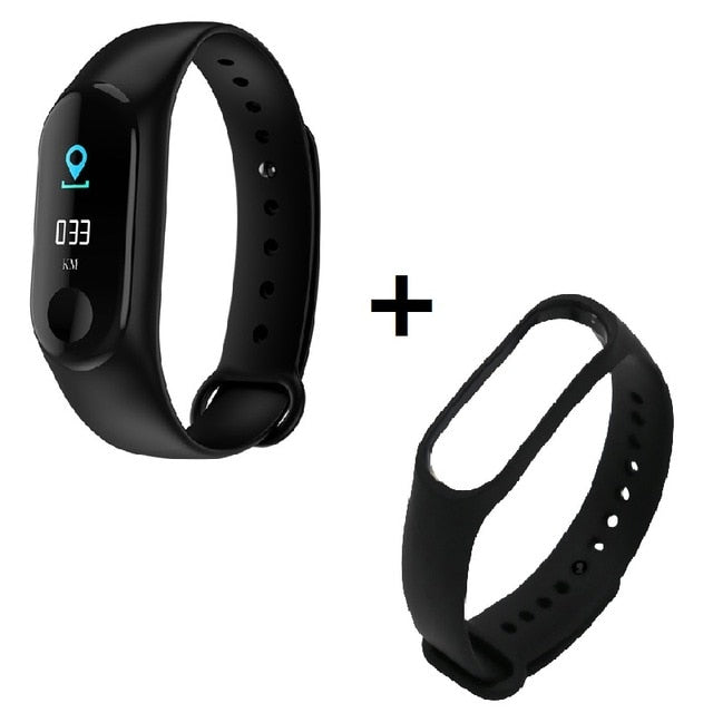 BINSSAW Men Women Sport Smart Bracelet Watch Bluetooth Clock Remote Camera Heart Rate Blood PressureSleep Monitor Pedometer Band - Amzon World