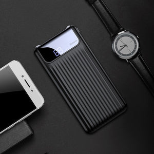 Baseus 10000mAh Quick Charge 3.0 USB Power Bank For iPhone X 8 7 6 Samsung S7 Edg Xiaomi Powerbank Battery Charger Bank QC3.0 - Amzon World