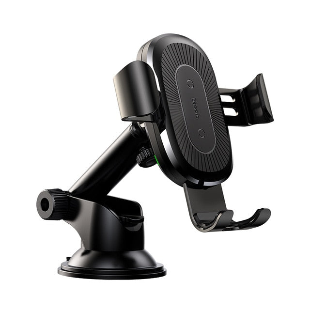 Baseus 10W Wireless Car Charger For iPhone Xs Max X Samsung S10 Xiaomi Mi 9 Qi Wireless Charger Fast Charging Car Phone Holder - Amzon World