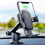 Baseus 10W Wireless Car Charger For iPhone Xs Max X Samsung S10 Xiaomi Mi 9 Qi Wireless Charger Fast Charging Car Phone Holder - Amzon World