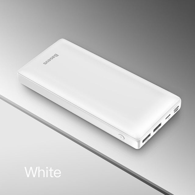 Baseus 30000mAh Power Bank For iPhone Samsung Xiaomi Powerbank USB C PD Fast Charging External Battery Pack USB Charger Bank - Amzon World