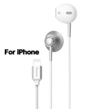 Baseus 6D Stereo In-ear Earphone Headphones Wired Control Bass Sound Earbuds for iPhone Xiaomi Huawei 3.5mm Type c Earphones - Amzon World