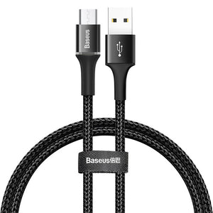 Baseus LED Lighting Micro USB Cable 3A Fast Charging Charger Microusb Cable For Samsung Xiaomi Android Mobile Phone Wire Cord 2m - Amzon World