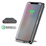 Baseus Wireless Power Bank 10000mah For iPhone XR Xs Max Portable External Battery Pack LCD Display QC3.0 Fast Charger Powerbank - Amzon World