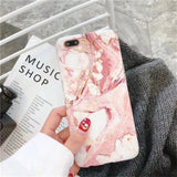 Beyour Marble Flexible Stand Holder Case For iPhone XS XS Max X 8 7 6S Plus For Huawei P20 For Samsung S10 Soft IMD Phone Cover - Amzon World