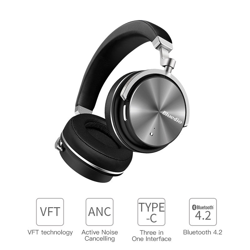 Bluedio T4S Noise Cancelling headphones Wireless Bluetooth headset stereo sound with microphone for phones xiaomi huawei iphone - Amzon World