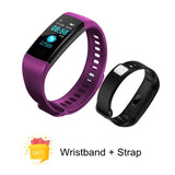 Bluetooth Smart Bracelet Color Screen Y5 Smartband Heart Rate Monitor Blood Pressure Measurement Fitness Tracker Smart Watch Men - Amzon World