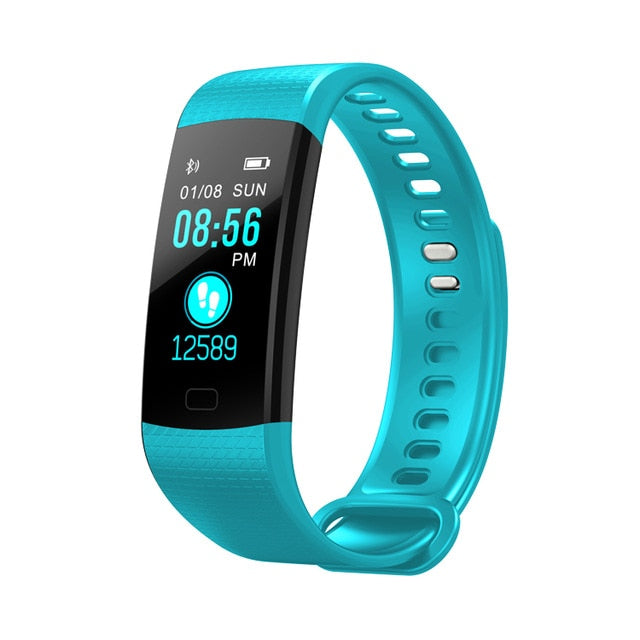 Bluetooth Smart Bracelet Color Screen Y5 Smartband Heart Rate Monitor Blood Pressure Measurement Fitness Tracker Smart Watch Men - Amzon World