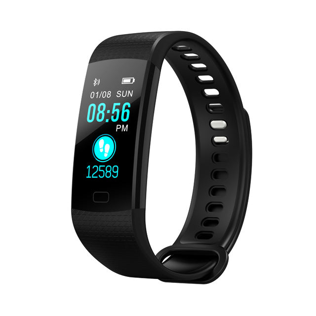 Bluetooth Smart Bracelet Color Screen Y5 Smartband Heart Rate Monitor Blood Pressure Measurement Fitness Tracker Smart Watch Men - Amzon World