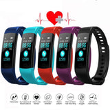Bluetooth Smart Bracelet Color Screen Y5 Smartband Heart Rate Monitor Blood Pressure Measurement Fitness Tracker Smart Watch Men - Amzon World