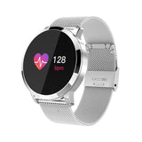 CYUC Q8 Smart Watch OLED Color Screen men Fashion Fitness Tracker Heart Rate Monitor Blood Pressure Oxygen Pedometer Smartwatch - Amzon World