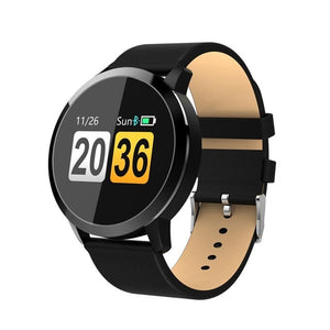 CYUC Q8 Smart Watch OLED Color Screen men Fashion Fitness Tracker Heart Rate Monitor Blood Pressure Oxygen Pedometer Smartwatch - Amzon World