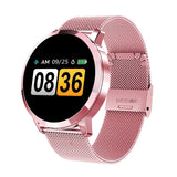 CYUC Q8 Smart Watch OLED Color Screen men Fashion Fitness Tracker Heart Rate Monitor Blood Pressure Oxygen Pedometer Smartwatch - Amzon World
