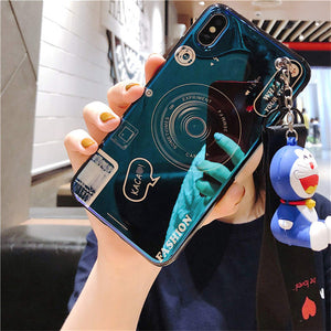 Camera Retro bracket Phone case for xiaomi redmi 6 6a 5 5plus 4 4x note5 6pro note6 retro style soft tpu cover Lanyard stand - Amzon World