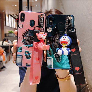 Camera Retro bracket Phone case for xiaomi redmi 6 6a 5 5plus 4 4x note5 6pro note6 retro style soft tpu cover Lanyard stand - Amzon World