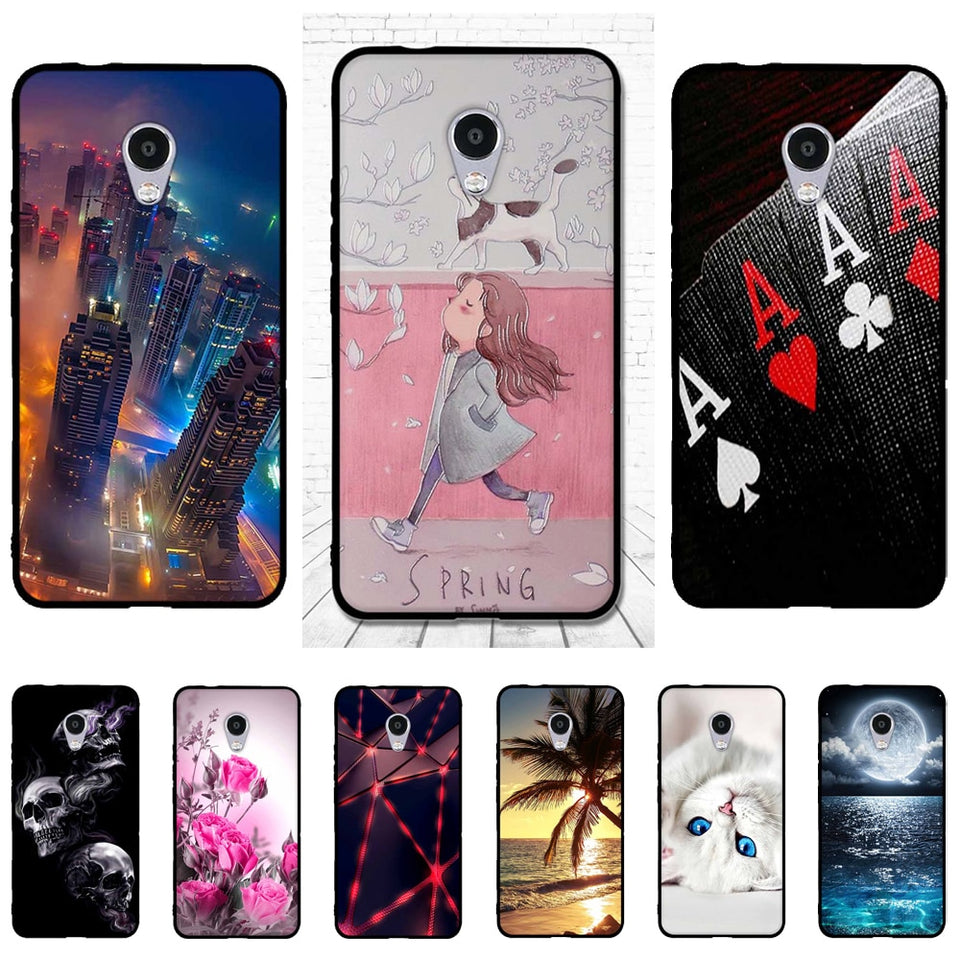 Case For Meizu M5s Meilan 5s MeiBlue 5s Case Back Silicone Phone Cover for Meizu M5S 5.2" Soft TPU Shells Coque Fundas Capa Bags - Amzon World