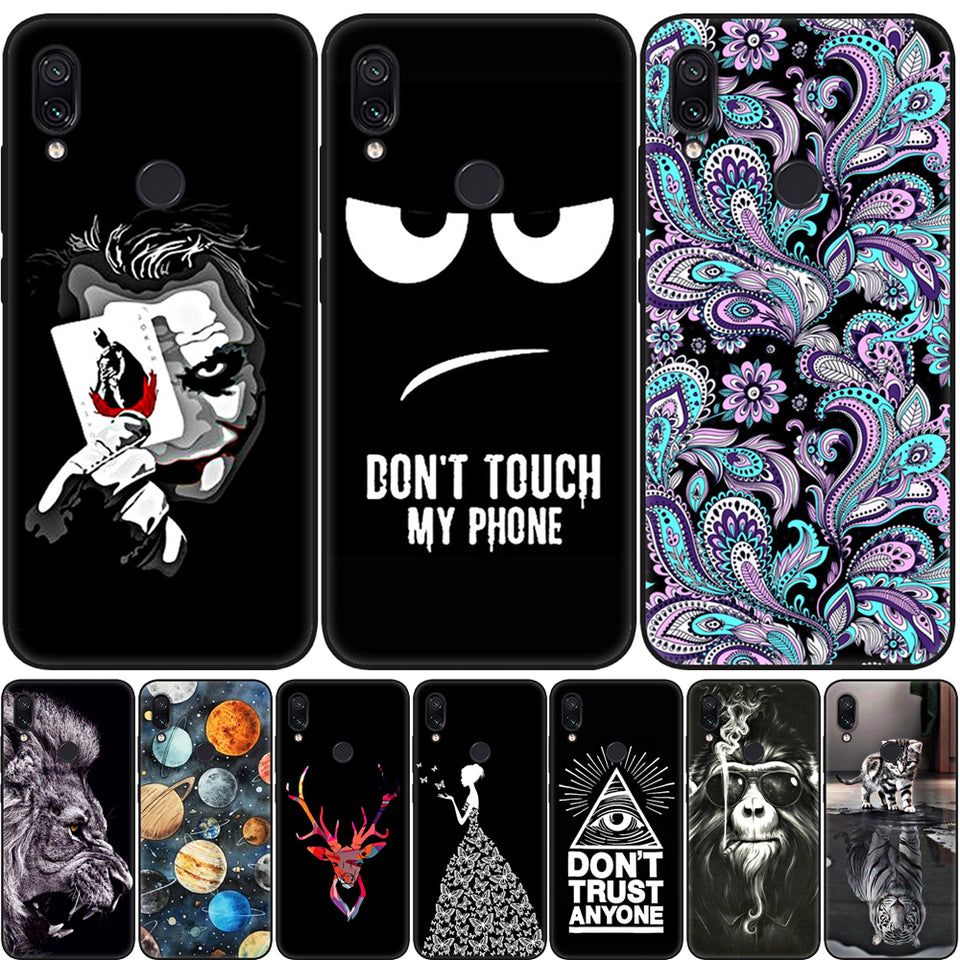 Case For Xiaomi Redmi Note 7 Case Silicon Funda for Xiaomi Redmi Note 7 Pro Cover Capa Back Coque for Redmi Note7 Pro Phone Case - Amzon World