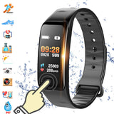 Color Screen C1S Smart Bracelet Waterproof Heart Rate Monitor Health Fitness Tracker Bluetooth Smart Watch for Sport PK MI Band4 - Amzon World