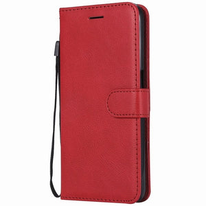 Coque Card Slot Leather Covers For OPPO A73 F5 F7 F9 R17 Solid Color Lovely Cases Shiny Book Capa Classic Mobile Phone Bags D06Z - Amzon World