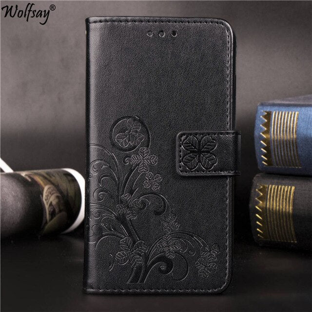 Cover Meizu M8 Case Lucky Flip Leather Wallet Case For Meizu M8 Lite  M8/V8 Pro Luxury Coque 5.7 inches - Amzon World