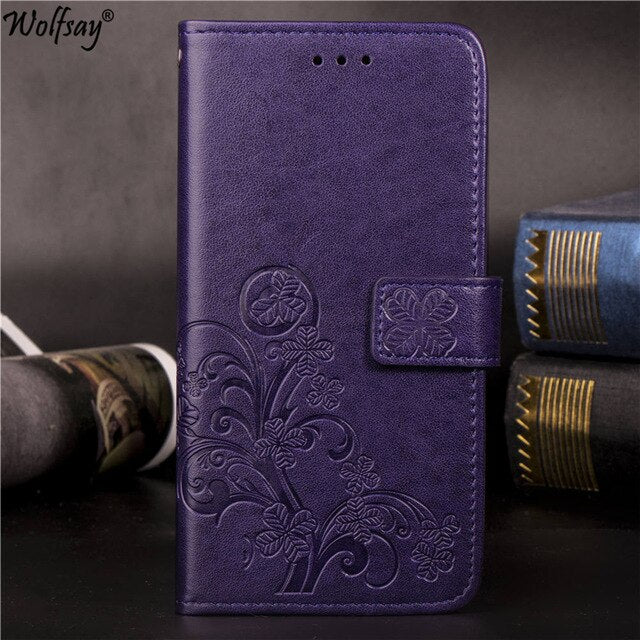 Cover Meizu M8 Case Lucky Flip Leather Wallet Case For Meizu M8 Lite  M8/V8 Pro Luxury Coque 5.7 inches - Amzon World