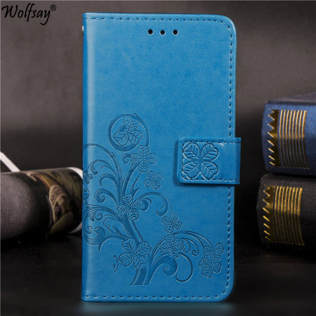 Cover Meizu M8 Case Lucky Flip Leather Wallet Case For Meizu M8 Lite  M8/V8 Pro Luxury Coque 5.7 inches - Amzon World