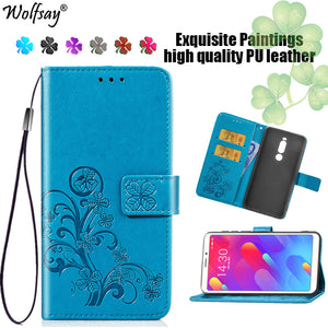 Cover Meizu M8 Case Lucky Flip Leather Wallet Case For Meizu M8 Lite Phone Bag Case For Meizu M8/V8 Pro Luxury Coque 5.7 inches - Amzon World