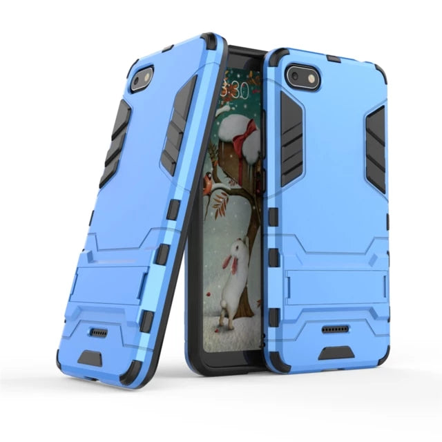 Cover Xiaomi Redmi 6A Case Rubber Robot Armor Shell Hard Back Phone, Xiaomi Redmi 6A 7A Note 7 - Amzon World