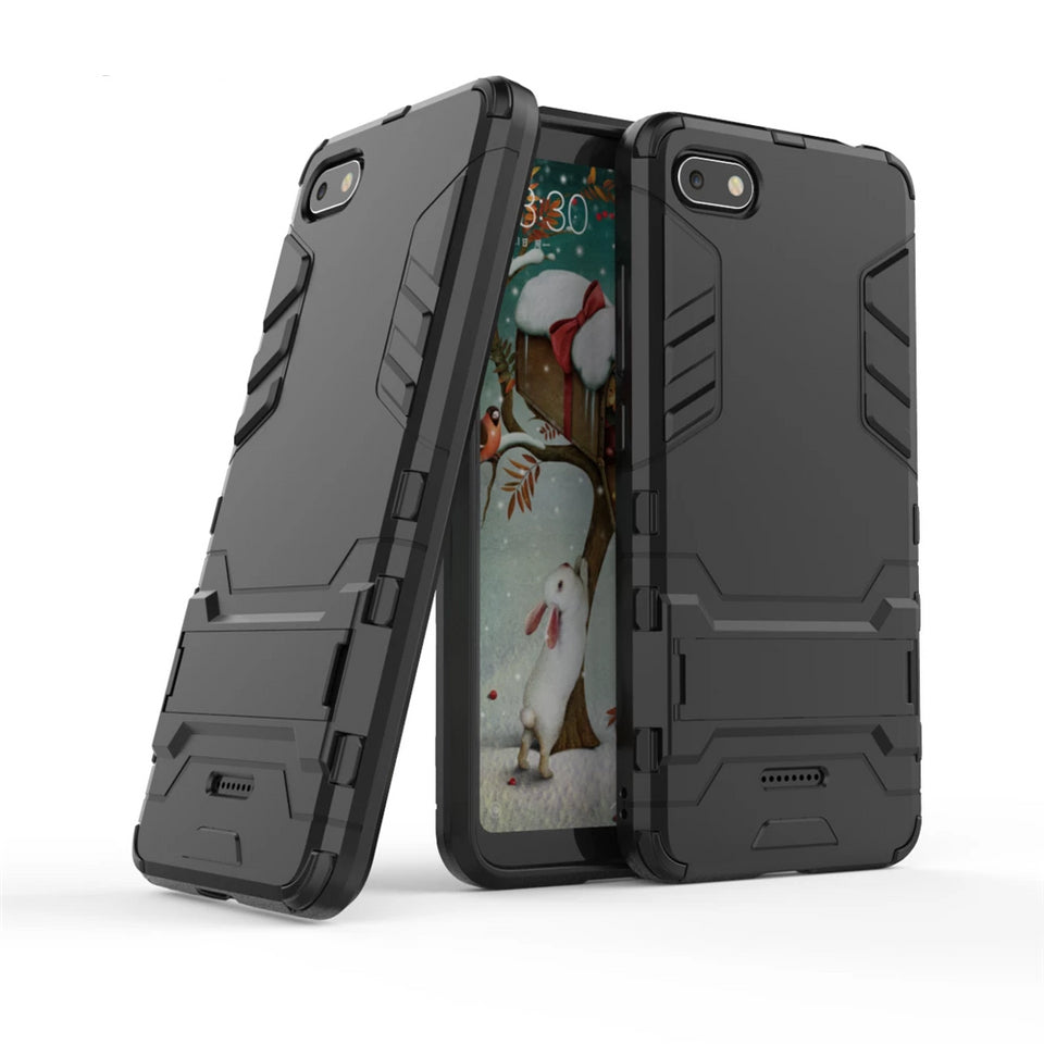 Cover Xiaomi Redmi 6A Case Rubber Robot Armor Shell Hard Back Phone, Xiaomi Redmi 6A 7A Note 7 - Amzon World