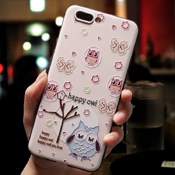 Cute 3D Emboss Cartoon Patterned Phone Case For OPPO Reno F11 Pro F11pro IQOO Cases Soft Silicone Case Cover - Amzon World