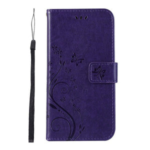 Cute Butterfly Phone Case For Huawei P Smart P10 Plus P8 P20 P9 Lite Mini Y3 Y5 2018 Y6 2017 Flip Case Leather Wallet Cover P04D - Amzon World