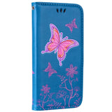 Cute Butterfly Phone Case For Huawei P Smart P10 Plus P8 P20 P9 Lite Mini Y3 Y5 2018 Y6 2017 Flip Case Leather Wallet Cover P04D - Amzon World