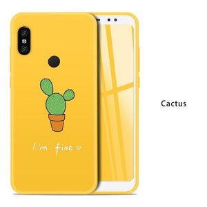 Cute Cartoon Case For Xiaomi Redmi Note 5 6 Pro 6A Case Silicone Bumper Cover For Xiaomi Mi 8 Mi 9 A1 A2 Lite Redmi Note 7 Funda - Amzon World