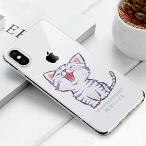 Cute Phone Case For iPhone 7 8 Plus 6 6S X XS Max XR 5 5s SE Soft Silicone Cover For iPhone 6 S PLUS 7 8 Cactus Flamingo Cases - Amzon World