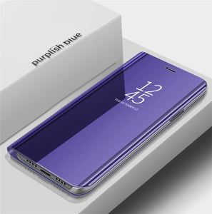 D For OPPO AX7 A7 Case Flip Mirror Stand Phone Case for Funda OPPO AX7 A7 Cover A 7 2018 CPH1901 OPPOA7 Case Luxury Protecive - Amzon World