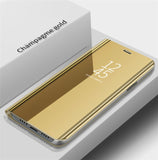 D For OPPO AX7 A7 Case Flip Mirror Stand Phone Case for Funda OPPO AX7 A7 Cover A 7 2018 CPH1901 OPPOA7 Case Luxury Protecive - Amzon World