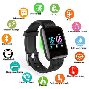 D13 Smart Watch Men Blood Pressure Waterproof Smartwatch Women Heart Rate Monitor Fitness Tracker Watch Sport For Android IOS - Amzon World