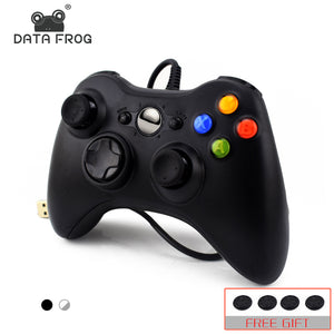 DATA FROG USB Wired Gamepad for Xbox 360 /Slim Controller for Windows 7/8/10 Microsoft PC Controller Support for Steam Game - Amzon World