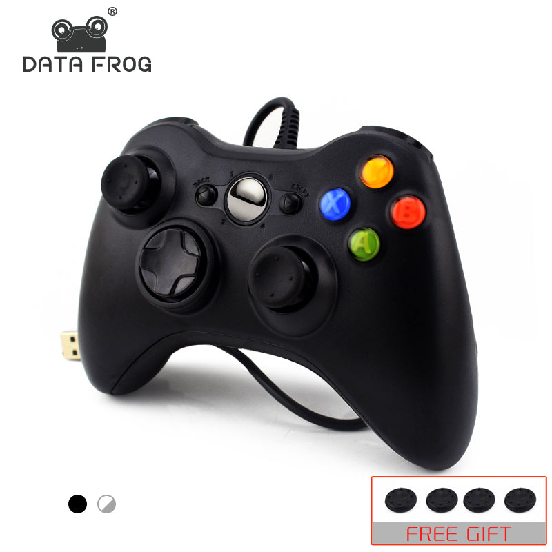 DATA FROG USB Wired Gamepad for Xbox 360 /Slim Controller for Windows 7/8/10 Microsoft PC Controller Support for Steam Game - Amzon World