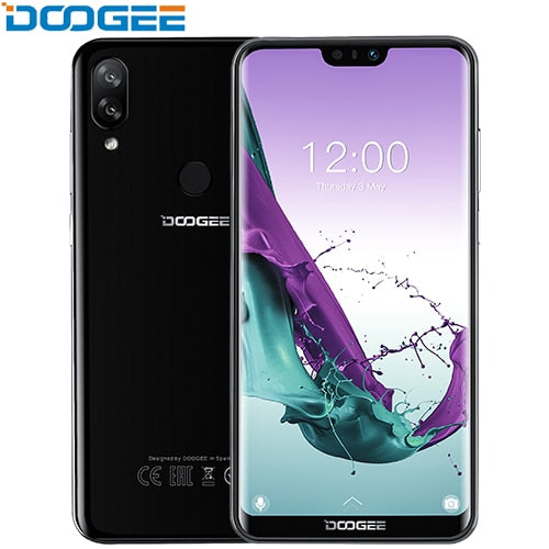 DOOGEE N10 cep Telefonu Octa-çekirdek 3GB RAM 32GB ROM 5.84 inç FHD + 19:9 Ekran 16.0MP ön Kamera 3360mAh Android 8.1 4G LTE 2019 - Amzon World