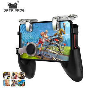 Data Frog For Pubg Game Gamepad For Mobile Phone Game Controller l1r1 Shooter Trigger Fire Button For IPhone For Free Fire - Amzon World