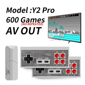 Data Frog USB Wireless Handheld TV Video Game Console Build In 620  Classic 8 Bit Game mini Console Dual Gamepad AV Output - Amzon World