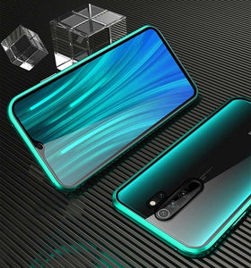 Double-sided Magnetic 360 Full Protect Case For Redmi Note 8 Pro Tempered Glass Back Cover for Xiaomi Note 8 Redmi Note 7 Case - Amzon World