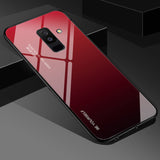 EKDME Tempered Glass Case For Samsung Galaxy S8 S9 S10 Plus S10e A50 A30 70 A7 J6 A8 2018 Note 8 9 M30 M20 Aurora Colorful Cover - Amzon World