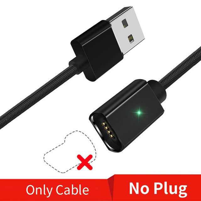 Magnetic Micro USB Cable For iPhone Samsung Type-c Charging Charge Magnet Charger Adapter USB Type C Mobile Phone Cables - Amzon World