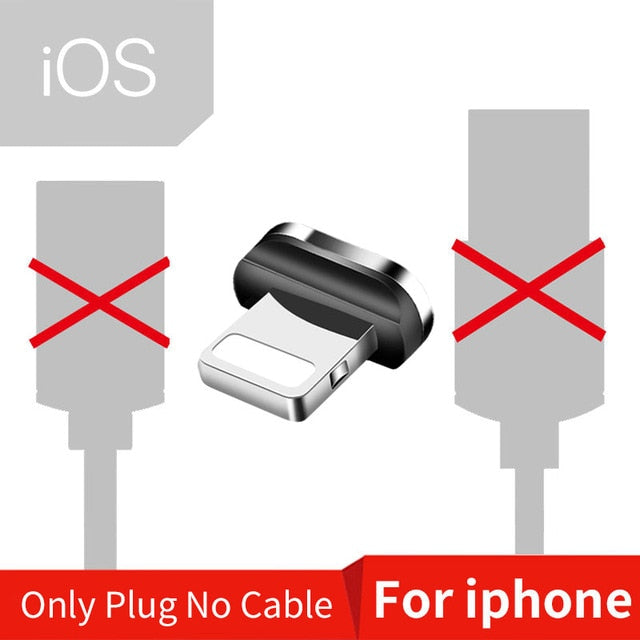 Magnetic Micro USB Cable For iPhone Samsung Type-c Charging Charge Magnet Charger Adapter USB Type C Mobile Phone Cables - Amzon World
