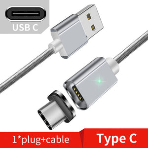 Magnetic Micro USB Cable For iPhone Samsung Type-c Charging Charge Magnet Charger Adapter - Amzon World