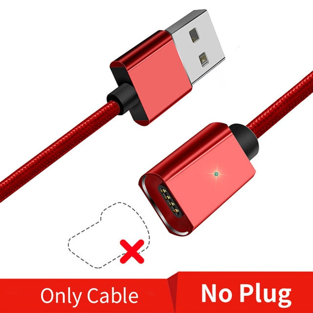 Magnetic Micro USB Cable For iPhone Samsung Type-c Charging Charge Magnet Charger Adapter USB Type C Mobile Phone Cables - Amzon World